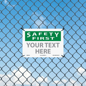 Segnale di sicurezza personalizzato in stile OSHA CIFbuy, servizio di ritiro disponibile - Product Image 2