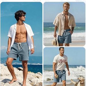 Pantalones Cortos Deportivos de Algodón Personalizados al por Mayor, de Alta Absorción, para Hombre, Casuales, de Felpa, Transpirables, Ecológicos, de Secado Rápido, Servicio OEM - Product Image 2