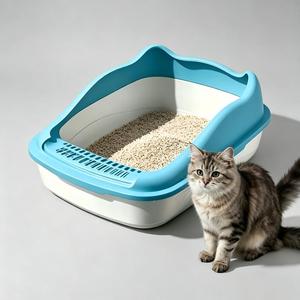 <span class=keywords><strong>Bac</strong></span> à litière pour chat en plastique PP, petit format, durable, anti-éclaboussures, <span class=keywords><strong>prix</strong></span> compétitif - Product Image 4