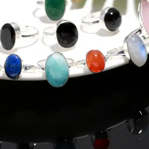 อัญมณีผสม เงินเยอรมัน 10 ชิ้น หลายสี งานแฮนด์เมด สำหรับทำเครื่องประดับ จี้คริสตัลธรรมชาติ อุปกรณ์ทำเครื่องประดับงานฝีมือ สีสันหลากหลาย - Product Image 3