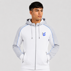 เสื้อฮู้ดผู้ชายลำลอง ผ้าฝ้าย 100% แบบสวมหัว  โลโก้สั่งทำได้  ดีไซน์ซิป  ทรงหลวมพอดีตัว  ผ้าฟลีซสำหรับฤดูหนาว  เนื้อผ้ากันหนาว  รับผลิตแบบ OEM - Product Image 5