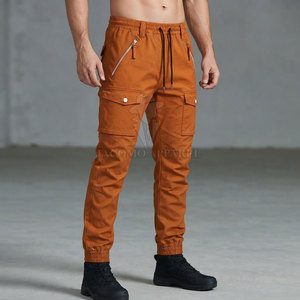 Training <b>Cargo</b> Trousers <b>Men</b> Tactical <b>Joggers</b> Multiple Pants <b>For</b> Hiking Running Travel And Outdoor Work With Pocket Storage - Product Image 4