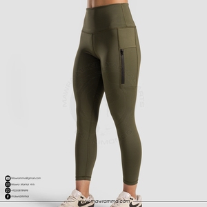 Leggings de Yoga Mawra Personalizados de Cintura Alta, Pantalones de Gimnasio Elásticos en 4 Direcciones, a Prueba de Sentadillas, Control de Abdomen, Spandex para Entrenamiento - Product Image 4