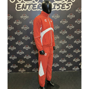 Survêtement unisexe pour homme, respirant, léger, en polyester/nylon, design personnalisable, patchwork, pantalon de jogging zippé, service OEM - Product Image 3