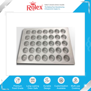 Plaques et moules à pâtisserie très demandés, en acier aluminium, 600 x 400 mm, pour cupcakes/muffins, usage industriel et commercial. - Product Image 2