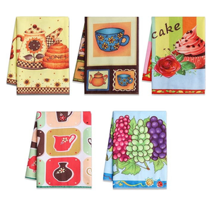 Serviettes de cuisine à carreaux en coton teint en fil compressé 16x24 pouces, pour usage domestique, vente en gros, fabricant OEM ODM - Product Image 2