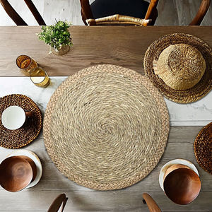 แผ่นรองจานหญ้าทะเลทำด้วยมืออุปกรณ์ตกแต่งห้องครัวจากเวียดนาม - Product Image 2