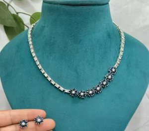 Ensemble de collier classique de luxe élégant pour les fêtes d'anniversaire de fiançailles de mariage pour les bijoux de mode pour le cadeau - Product Image 2