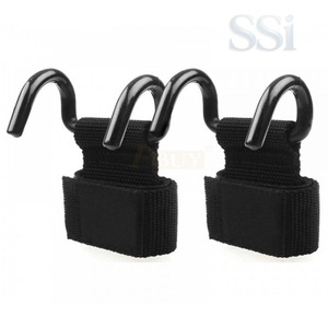 Crochets de musculation antidérapants avec sangles de soutien pour les poignets, poignées rembourrées pour la musculation, équipement d'entraînement de force - Product Image 2