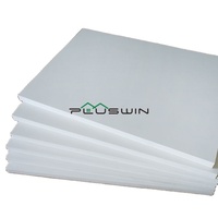 Usine en gros PVC Celuka feuille de mousse personnalisé épais blanc plafond matériel rigide PE panneau en plastique 1220*2440mm pour la publicité
