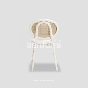 Silla de comedor de madera de teca simple y moderna, muebles Premium de alta calidad para hoteles y apartamentos, precio al por mayor - Product Image 4