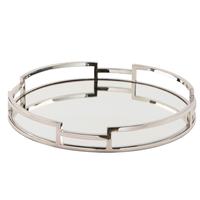 Plateaux décoratifs ovales longs en argent de luxe, ensemble de plats d'appoint en métal texturé, centre de table, vente en gros