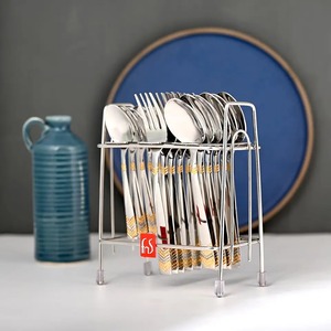 Modern Sustainable Stainless Steel Cutlery Set Fork Spoon Knife Heavy Duty Mirror Polish Uncoated <b>Flatware</b> for Kitchen Dining - Product Image 6