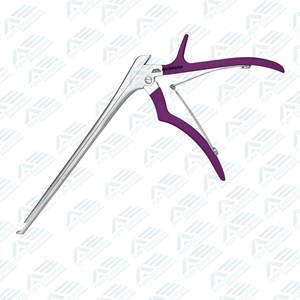 Rongeurs Herramientas quirúrgicas Púrpura 8 pulgadas hasta 3 Mm Ferris Smith Mango recubierto Neurocirugía Ent Instrumentos Instrumento médico - Product Image 4