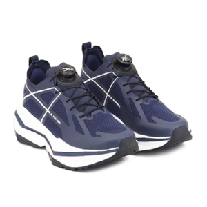 Chaussures de randonnée robustes Eve Blue White pour hommes – Baskets d'extérieur confortables avec design de trekking offrant un excellent maintien - Product Image 1