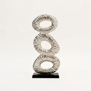 Designer Handmade <b>Iron</b> Sculpture Premium Interior Accent for Villa and Apartment SpacesHandmade Metal Lion Sculpture for Home - Product Image 2