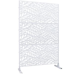 Divisorio Decorativo in Metallo Autoportante per Interni/Esterni, 193 cm (H) x 122 cm (L), per Balcone e Terrazza, per Privacy e Spazi Esterni - Product Image 2