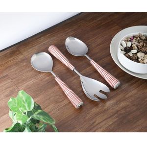 Luxury <b>Buffet</b> Service Salad <b>Server</b> Set Premium Metal Accessories for Guest Dining - Product Image 3