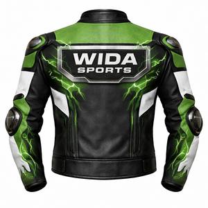 2026 Custom Design Genuine Leather Breathable Windproof Waterproof Plus Size Adult Motorbike Racing Jackets Sportswear - Product Image 2