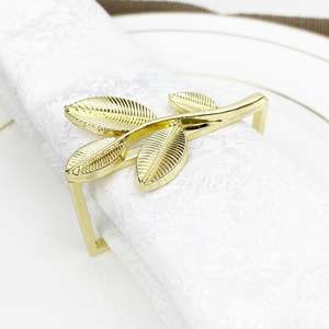 Ensemble d'anneaux de serviette décoratifs modernes, accessoires élégants pour la mise en table lors de mariages, événements et dîners raffinés - Product Image 3