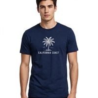 T-shirt imprimé pour homme, manches courtes, col rond, coupe classique, 100% coton, design personnalisé, respirant, écologique, fabriqué au Bangladesh