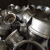 Prix d'usine, alliage d'aluminium 6063 de haute qualité, blanc argenté, ferraille d'alliage de roue 99,99%, en promotion, grande quantité en stock, livraison rapide