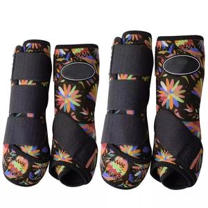 Custom Embroidery Horse Tendon Boots-Luxury Style with 210D Polyester/TPU & Neoprene Cooling & Anti-Fatigue Protection - Product Image 2