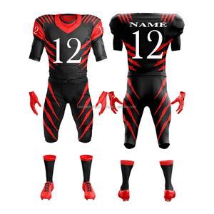Nouvelle arrivée uniforme de football américain 2025 vêtements d'équipe personnalisés OEM ODM Service respirant léger ensembles de sport - Product Image 4