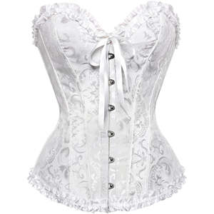 Débardeur Corset Court Personnalisé pour Femme, Sans Bretelles, Broderie, Boutons, Dentelle, Sexy, Respirant, Écologique, Logo Personnalisé - Product Image 4