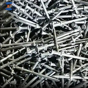 Chiodi in Acciaio a Doppia Testa HF, Personalizzabili da 6D a 16D, Zincati e Lucidati per Legno e Calcestruzzo, OEM e Imballaggio in Cartone - Product Image 2
