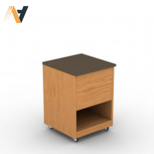 Mesita de noche de madera dura de alta calidad con función extensible Muebles para el hogar versátiles para sala de estar Uso en hoteles y hospitales - Product Image 6