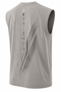 Ropa deportiva para hombre de alta calidad, camiseta sin mangas de secado rápido y transpirable, tejido ligero y ecológico. - Product Image 4
