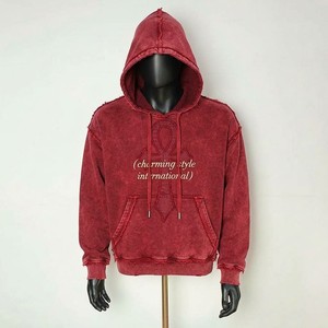 High Quality DIY Custom <b>3D</b> Puff Printing Embroidered Logo Winter Pullover USA Size Cotton Men's Sweatshirt <b>Hoodies</b> - Product Image 1