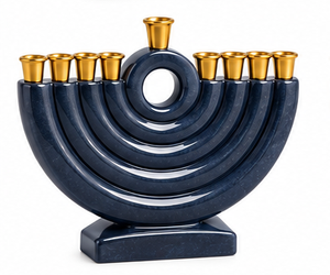 Élégante Ménorah à neuf branches pour la célébration de Hanouka et la décoration de la maison, support pour la bougie Shamash - Product Image 4