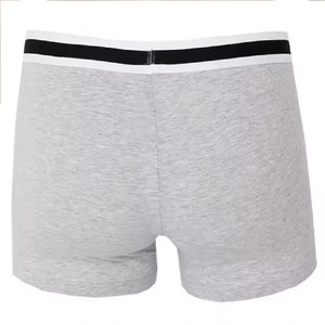 Calzoncillos bóxer sin costuras de cintura media para hombre, de algodón elástico, cómodos y transpirables, ropa interior, proveedor mayorista OEM personalizado - Product Image 2