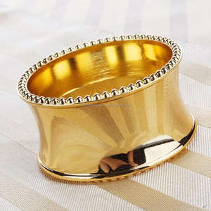 แหวนผ้าเช็ดปากรอยัลที่ใส่ผ้าเช็ดปากใช้ซ้ำได้สำหรับงานแต่งงานที่มีคุณภาพและการออกแบบที่เรียบง่าย - Product Image 6