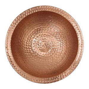 Nouveau Bain d'oiseaux en cuivre martelé de luxe, élégant, résistant aux intempéries, imperméable, fait main, décoration de jardin moderne, support pour oiseaux - Product Image 6