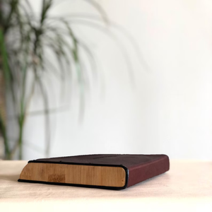 Al-Amir Handmade Leather for <b>Coffee</b> <b>Filter</b> Holder with Bamboo Base UV Printing Model YGM 1280 Promotional Office Product - Product Image 5