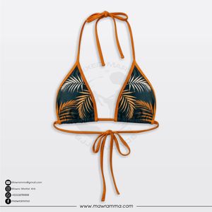Mawra Premium Custom Floral Swimwear Wholesale Sexy Triangle Bikini 2026 Summer Trend Sublimation Bathing Suit For Women - Product Image 3