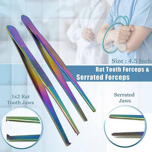 Kit de Disección Arcoíris de 12 Piezas con Herramientas de Acero Inoxidable para Laboratorios de Biología, Anatomía, Veterinaria y Botánica, Incluye Bisturí y Estuche Gratuito - Product Image 4