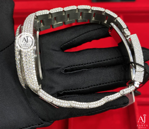 Montre analogique mécanique Miyota en acier inoxydable avec cadran en cristal, bracelet doré, style bijou, cadeau et accessoire de mode pour femme - Product Image 4