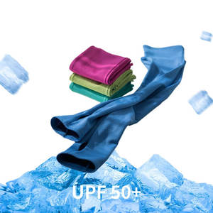 ปลอกแขนกีฬาป้องกันรังสียูวีสำหรับฤดูร้อน  รักษาสิ่งแวดล้อม ป้องกันแบคทีเรีย ระบายความร้อน ซับเหงื่อ  สีและโลโก้ปรับแต่งได้  สำหรับทุกเพศ - Product Image 5