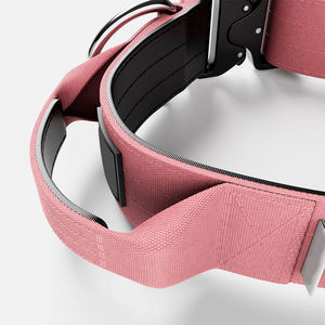 Arnés de neopreno suave y táctico de alta resistencia para perros grandes, conjunto de correa ajustable, acolchado, antitirones - Product Image 6