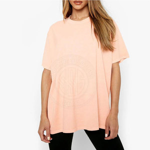 Camisetas de algodón holgadas de manga corta para mujer, al por mayor, económicas, para uso diario y estilo urbano. - Product Image 6