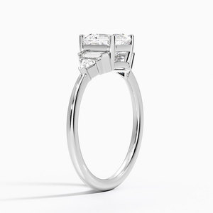 BOJ <b>Ring</b> 018 Asscher Cut 925 <b>Silver</b> Edie Art Deco Diamond <b>Ring</b> 2ct D Color VVS1 Moissanite GRA Certified Low Price Hot <b>Ring</b> Sale - Product Image 2