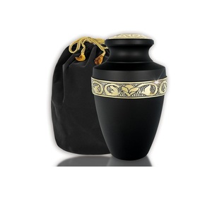 Urna Funeraria de Aluminio Artística de Fabricante Confiable para Cenizas de Adultos con Patrón Decorativo y Diseño de Tapa Segura - Product Image 5