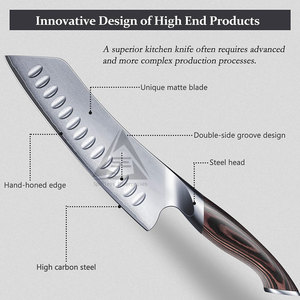 Servicio OEM, Cuchillos de Cocina para Chef Más Vendidos, Nuevo Diseño, Cuchillos de Cocina para Chef de Marca Privada en Venta - Product Image 2