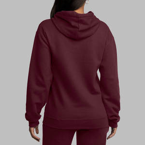 Sweat-shirt à capuche pour homme, couleur unie, coupe classique, en molleton tricoté 100% coton, style décontracté, avec poche, idéal pour l'automne - Product Image 5