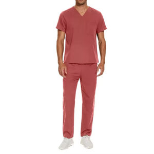 <b>Scrubs</b> <b>Sets</b> Hospital Uniforms Nursing Uniform <b>Sets</b> Plus Size Jogger Fashion Top & Pants Suits for Men Nurse Customizable - Product Image 3