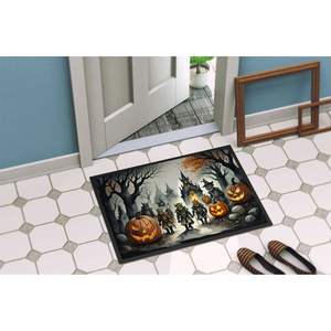 Orcs Spooky Halloween Paillasson Antidérapant Lavable Low Pile 24H X 36W Intérieur et Extérieur Tapis d'Entrée pour Porte d'Entrée - Product Image 4